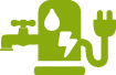 picto borne eau & électricté aireservices