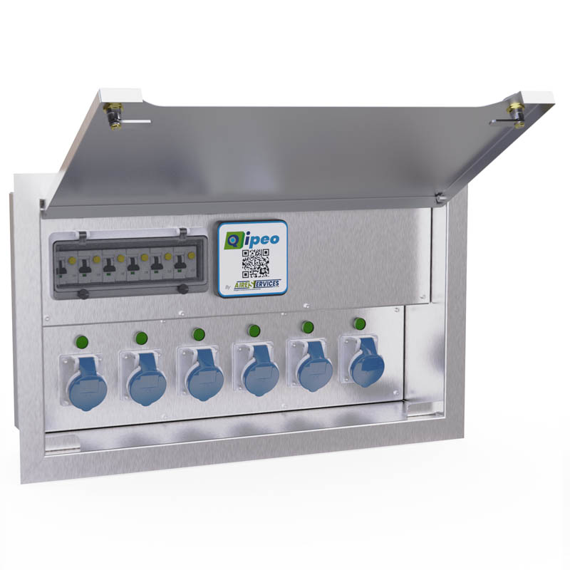 borne encastrable 9600- QIPEO aireservices airecity place de marche