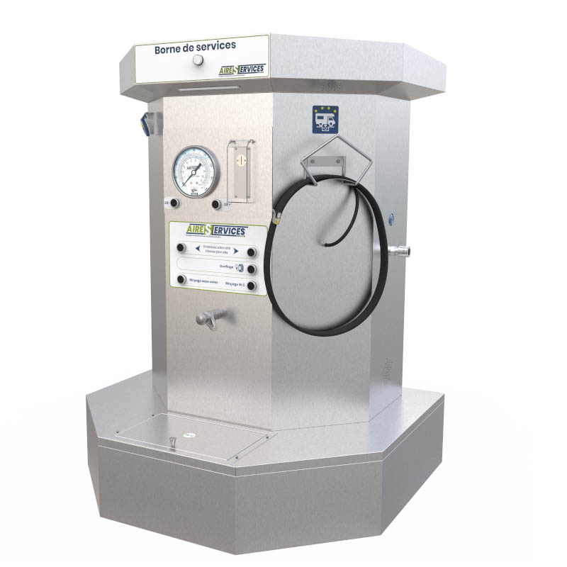 borne 3100 inox gonflage velo vehicules pneus aireservices airecity -1