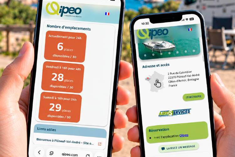 Une application dédiée aux voyageurs en van et camping-car et aux déplacements itinérants comme les marins